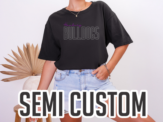 Semi Custom Town/Mascot Spangle Design