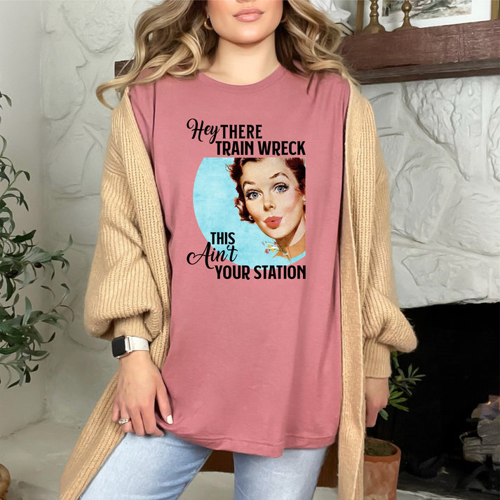 Hey Trainwreck Cotton & Copper Transfers